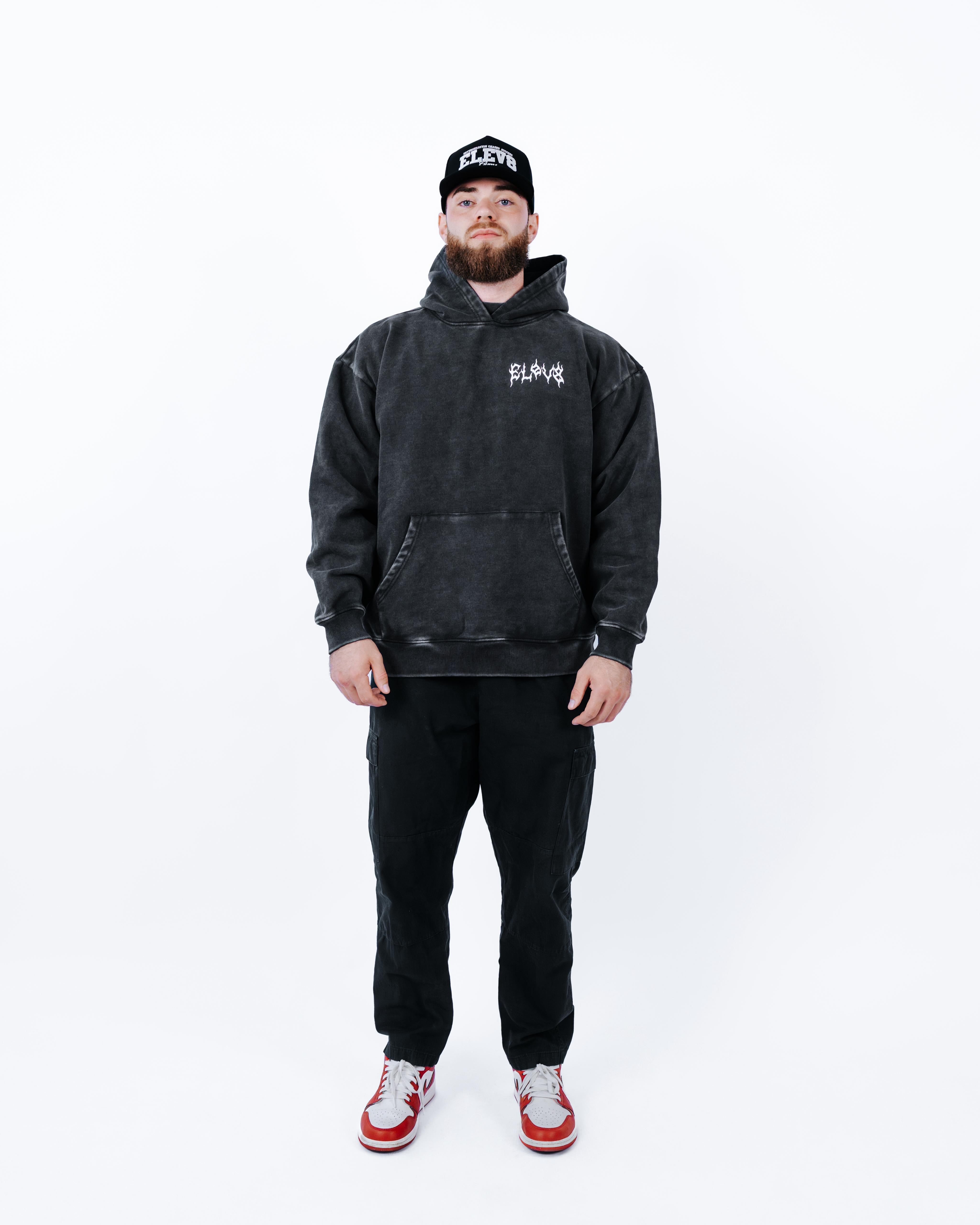 8-Ball Hoodie — Vintage Onyx