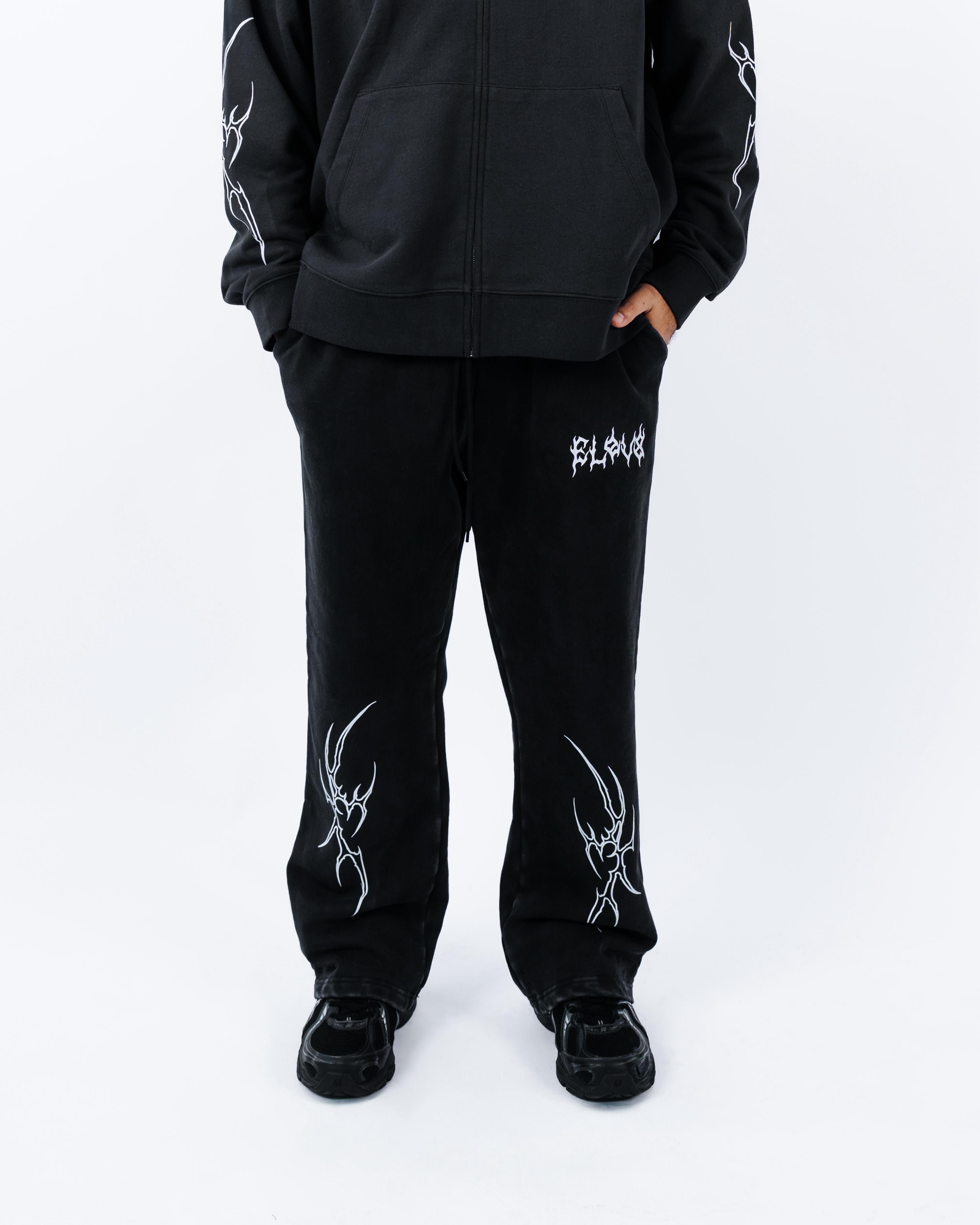 Tribal Baggy Pant — Black