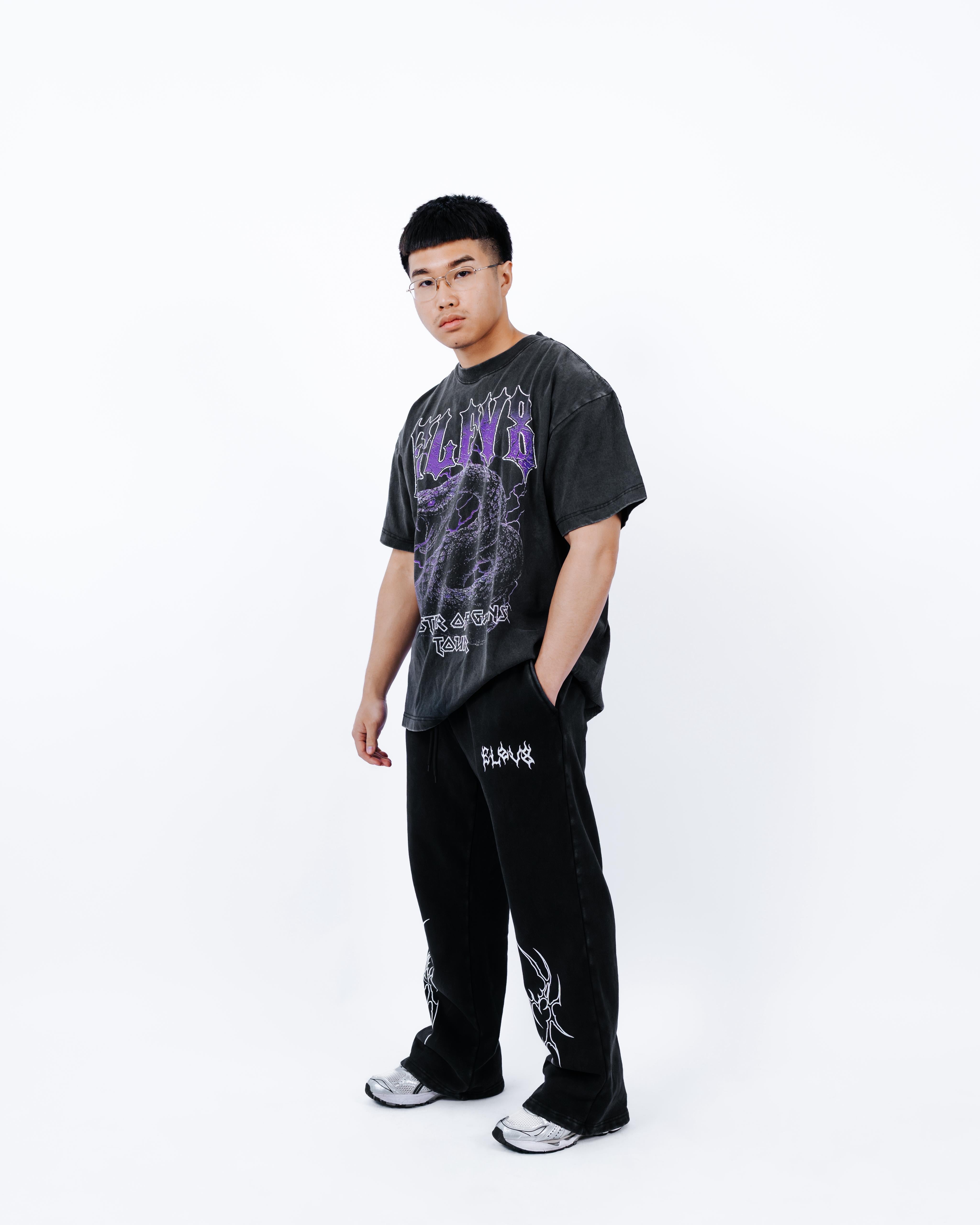 Tribal Baggy Pant — Black