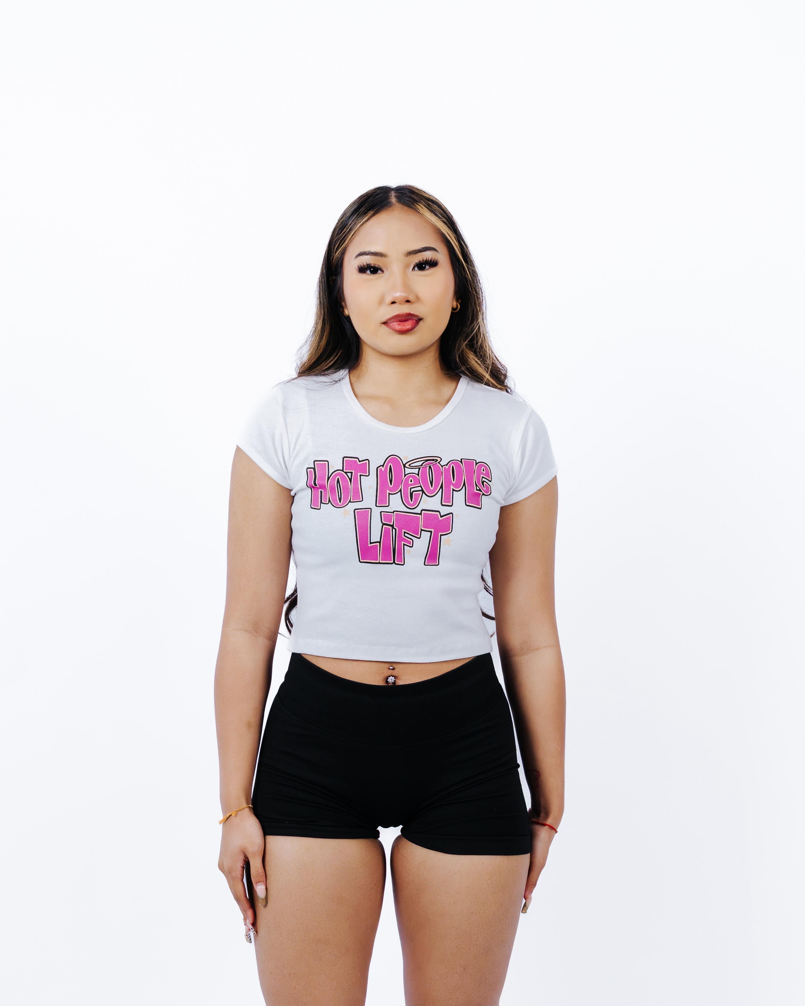 Hot People Lift Crop — Summit White