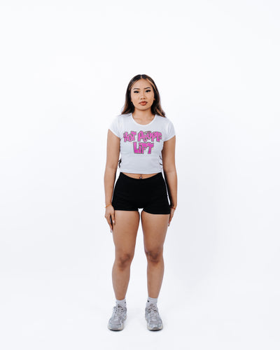 Hot People Lift Crop — Summit White
