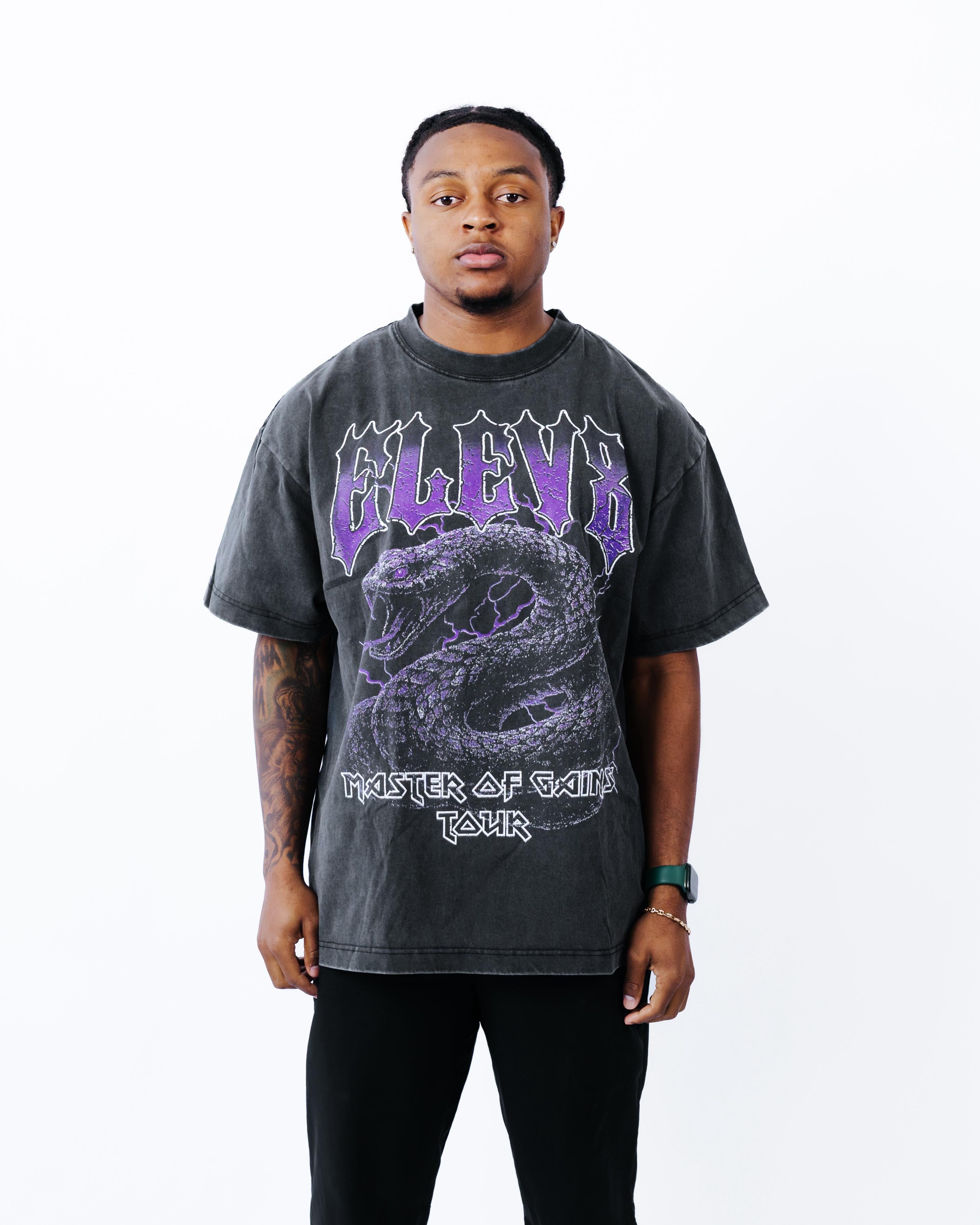 Gains Tour Tee — Vintage Onyx