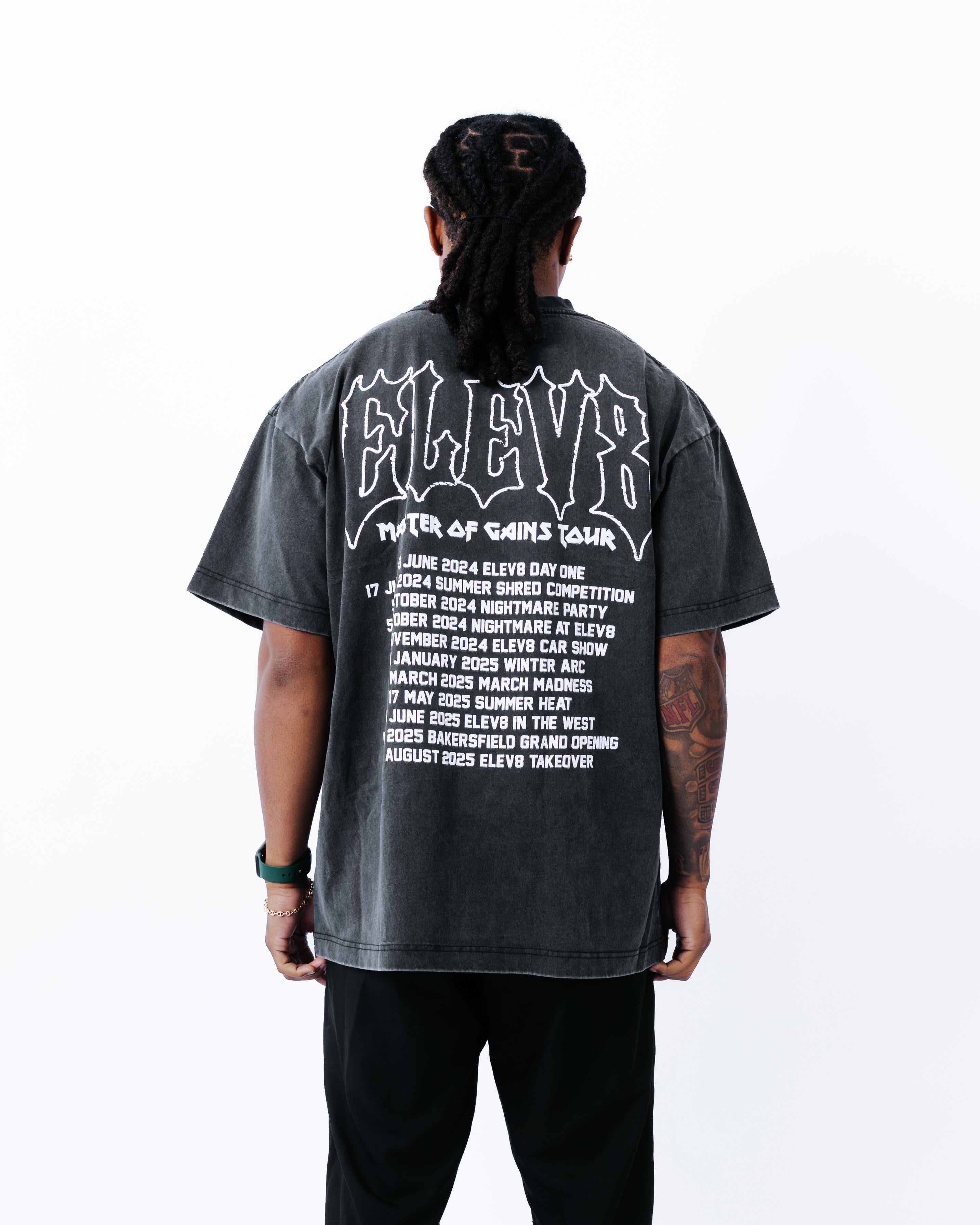 Gains Tour Tee — Vintage Onyx
