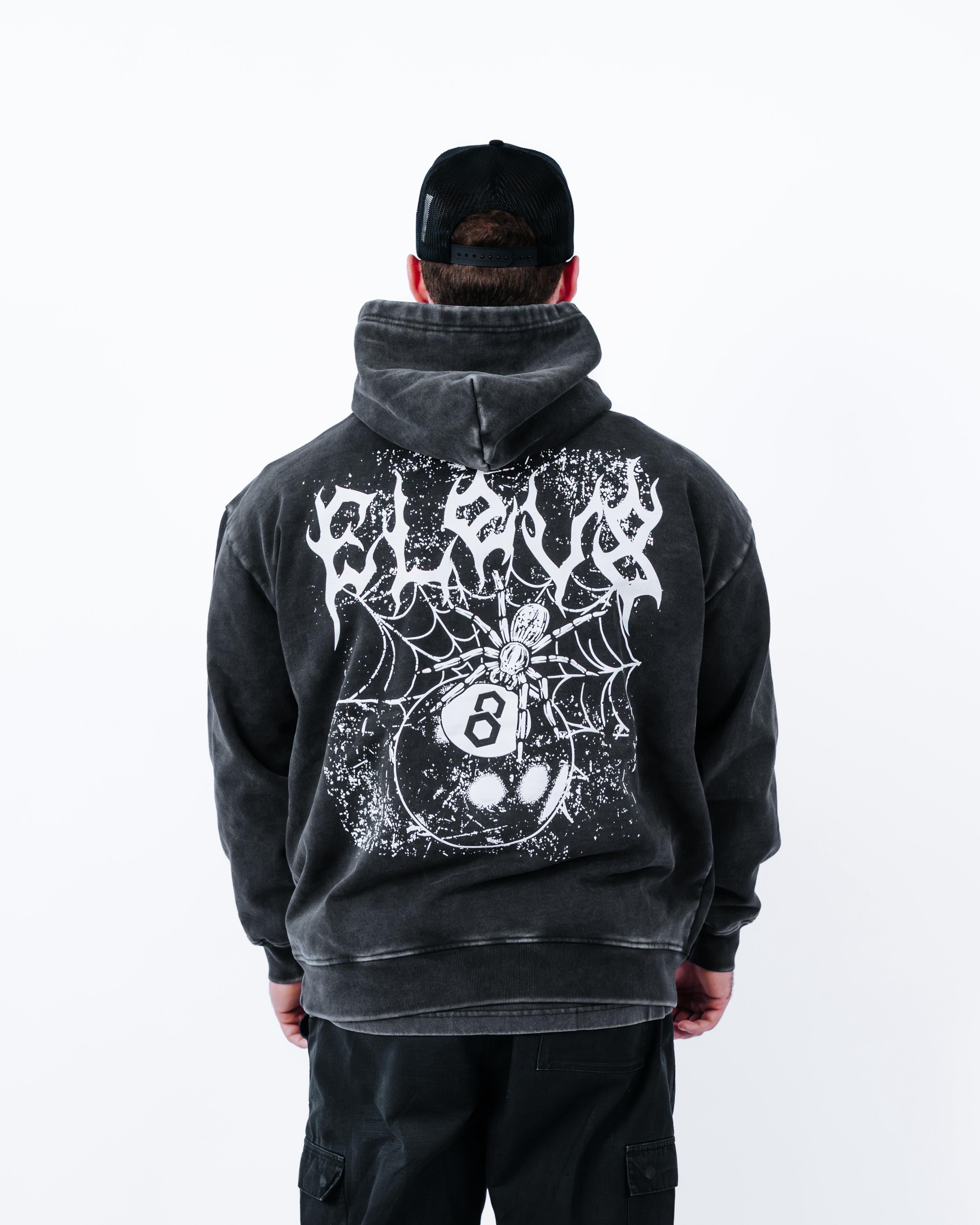 8-Ball Hoodie — Vintage Onyx