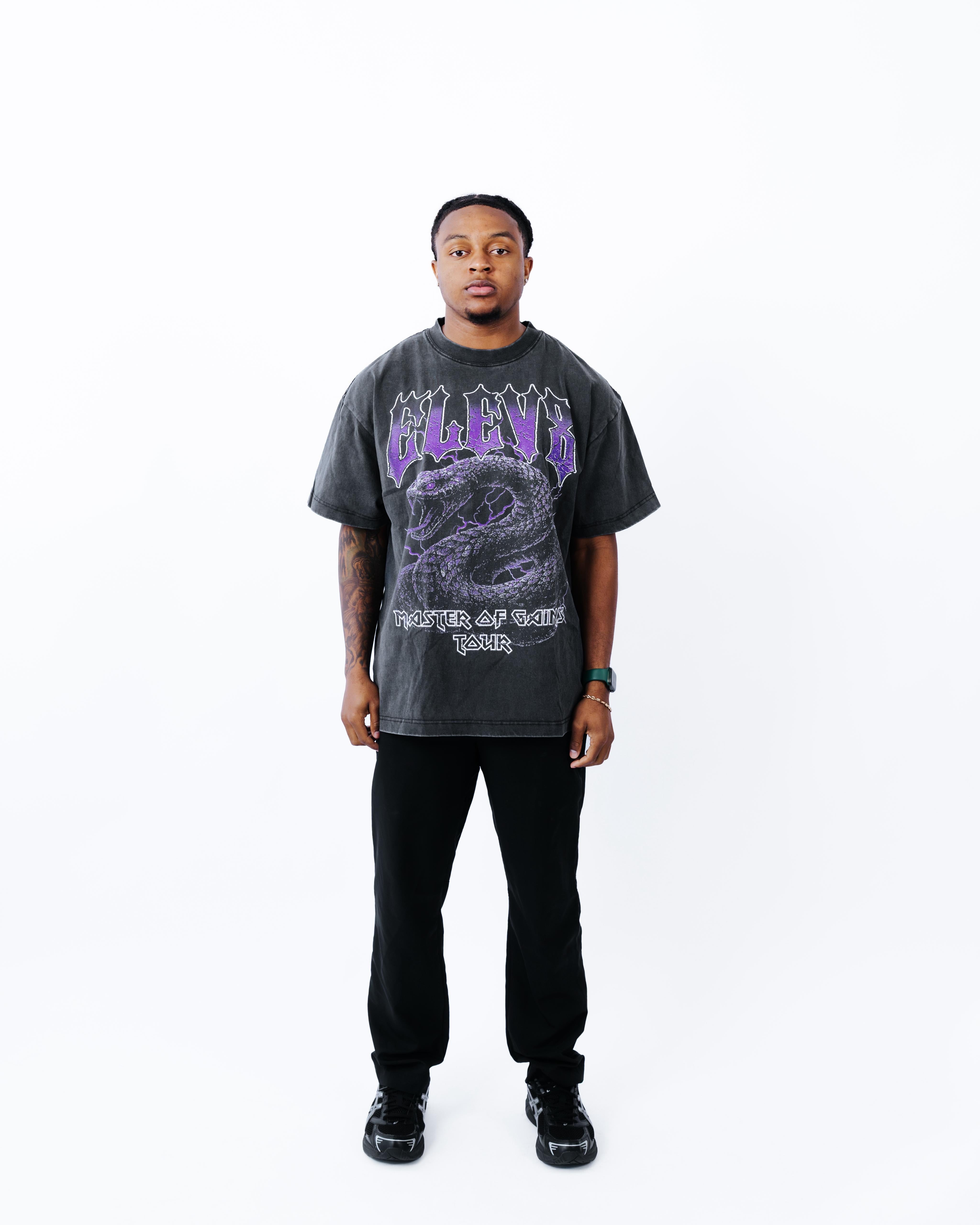 Gains Tour Tee — Vintage Onyx
